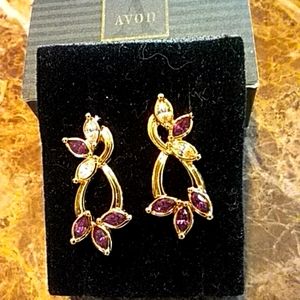 Vintage Avon earrings with stones
